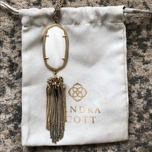 White Classic Kendra Scott Necklace